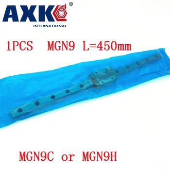  2021 axk MGN9 Lineárne 9mm Lineárne Sprievodca Mgn9 L= 450 mm Lineárny Železničnej Cesty + Mgn9c Alebo Mgn9h Dlhé Lineárne Prepravu Pre Cnc X Y Z Osi