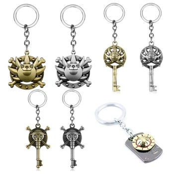  Anime Trinket Keychain Lebky Tisíc Slnečný Keyrings Duševné Prívesok Keyholder kľúčenky pre Ženy, Mužov Kľúčenka Auto