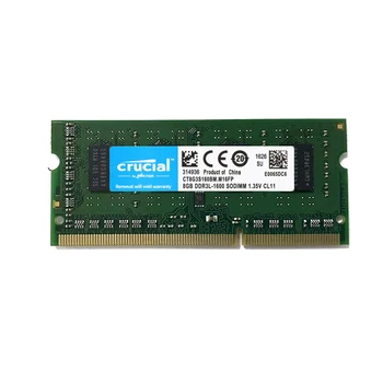  Crucial DDR3 8GB 1333MHz RAM PC3-10600S Notebook Notebook so-DIMM 12800S 8chips Pamäte DDR3 1600MHz 8GB, 16GB RAM