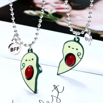  Pár náhrdelník ovocie náhrdelník magnet priťahujú dobrých priateľov jednoduchý náhrdelník hot predaj