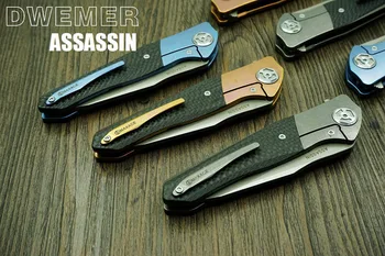  Maxace Dwemer Assassin Skladací Nôž Vreckový Nôž M390 Ocele