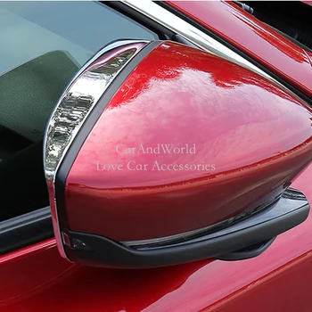  Pre 2019 2020 Mazda 3 Bočné Dvere Spätné Zrkadlo Dažďový Obočie Trim Kryt Lišty Rám Z Uhlíkových Vlákien Dekorácie Autopríslušenstvo