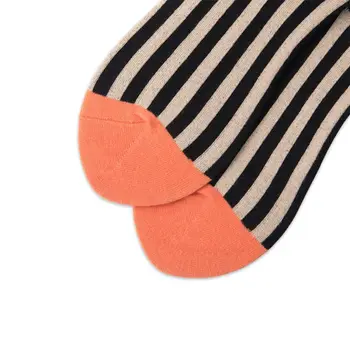  Ženy, Muži Pásy Ponožky Vertikálne Pruhované Tlač Street Style pančuchový tovar Polovice pančuchy