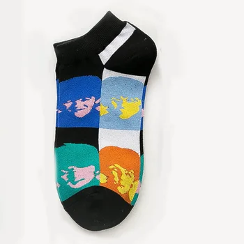  PEONFLY Jar Ženy, Bavlnené Ponožky Novinka Roku 2020 Lete Roztomilý Kreslený Mačka Ovce Živočíšne Členkové Ponožky kórejský Krátke Bežné Ponožky