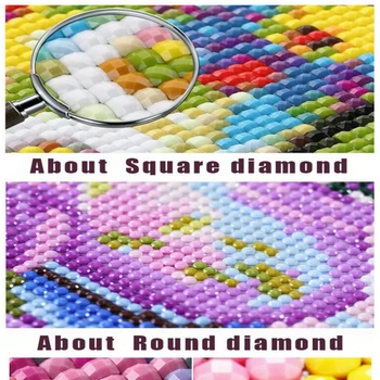  Plné Námestia/Round-Diamond Výšivky Mia a Ma Vzory Diamond Mozaiky DIY 5D Diamond Maľovanie na Kamienky Hra Plagáty XN1428
