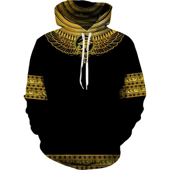  Egyptské Prvky Faraóna Anubis 3D Kapucňou, Vysoko Kvalitné Módne Športové Bežné Pulóver Vonkajšie Trend, Unisex Oblečenie