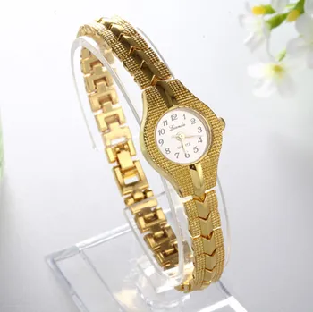  Ženy, Luxusné Royal Gold Oválne Hodinky Quartz Dial Nerezové Náramkové Hodinky Šaty Hodinky Darček Hot Predaj Reloj Drop Shipping