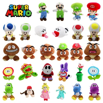  9-26 cm Super Mario Anime Yoshi Koop Plachý Chlapík, Zlodej Králik Ghost Bowser corpse Goomba Plyšové Hračky, Bábiky pre Deti Vianočný Darček