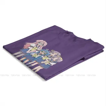 Lucky Star Anime Konata Kagami Tsukasa Miyuki Tričko pre Ženu Dievča Cast Roztomilý Základné Mikiny T Shirt Nový Dizajn Načechraný 4XL