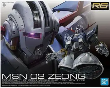  Bandai Gundam Model Skladom Montáž RG 34 1/144 MSN-02 Zeong Gundam ROBOT Obrázok Anime Hračky Obrázok Darček