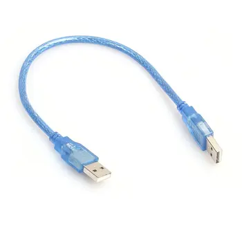  30 cm, USB 2.0 Predlžovací Kábel Samec Na Male USB Predlžovací Kábel Anti-interferencie Medi Core USB Krátky Kábel