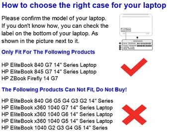  Ochranné PU Kožené Folio Stand puzdro pre 14 Palcový HP EliteBook 840 G7 / 840 G8 / 845 G7 / 845 G8 Notebook Príslušenstvo,S006
