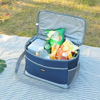  Piknik Vaky Outdoor Camping Multi Nepremokavé Študent Obed Taška Nastaviteľné Ramenný Popruh Účtovná Lunch Box Pre Dospelých
