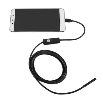  5,5 mm Endoskopu Fotoaparát Flexibilné Vodotesný IP67 konektor Micro USB Inšpekcie Borescope Fotoaparát na Android, PC, Notebook 6LEDs Nastaviteľné