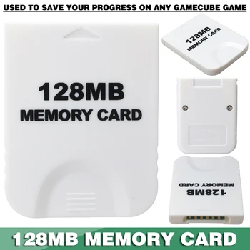  Najnovšie Biela 128MB Hra Pamäťová Karta Vhodná Pre Nintendo GameCube Wii 2043 Bloky GC NGC Použité V Každom Regióne - Región Zadarmo