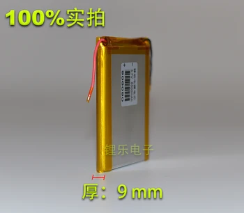  3,7 V polymer lithium batéria, 906090 6500mAh veľkú kapacitu DIY nabíjanie mobilných power core