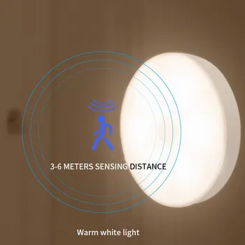  2020 Spoplatnené Noc Svetiel Smart PIR lampa so snímačmi LED Luminaria Čítanie Pre Deti je Detský Obývacia Izba, Spálňa Uličkou