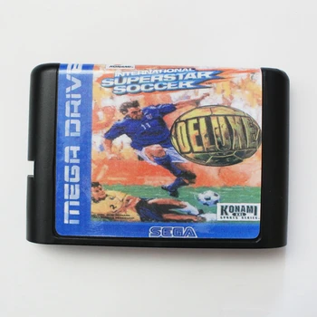  Medzinárodné Superstar Futbal 16 Bit Hra Karty Pre Sega Mega Drive & Sega Genesis
