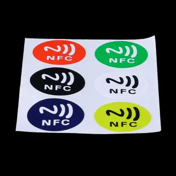  2022 Nový Vodotesný PET Materiálu NFC Nálepky Smart Lepidlo Ntag213 Tagy Pre Všetky Telefóny