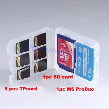  Nové Plastové puzdro Pre Micro SD TF Pamäťovú Kartu Skladovanie Držiteľa Box Chránič - L060 New horúce
