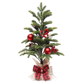  2022 Nový Vianočný Veniec Červený Borovica Berry Vianočný Strom Veniec pre Dovolenku Strany Záhrada, Dom, Stolné Dekorácie Nový Rok Darček