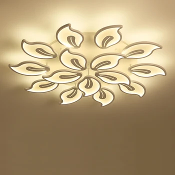  Moderné LED Luster Lustre, Osvetlenie na Diaľkové Ovládanie Pre Obývacej Izby, Spálne, Kuchyne, Stropný Luster Akryl Zariadenie Svetlo