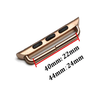  Konektor Pre Apple hodinky 4 5 44 mm 40 mm 42mm 38mm iwatch series 5 4 3 2 Doplnky z Nerezovej Ocele adaptér s nástrojom glod čierna