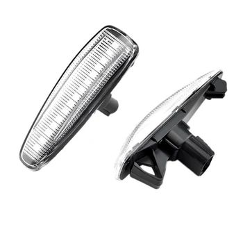  Dynamické LED Dvere, Bočné Obrysové Reapeater Svetlo Zapnite Indikátor Signálu Lampa pre Mitsubishi Lancer Outlander Phantom