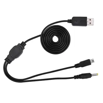  1,2 m USB Port Nabíjanie Dátový Kábel pre SONY PSP 2000 3000 Herné Konzoly Najnovšie Nabíjačka Power 2 v 1 Kábel USB Kábel