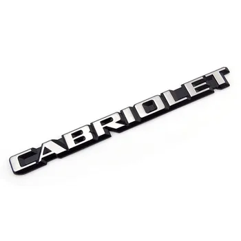  Pôvodnú Kvalitu VW CABRIOLET Zadný Kufor Boot Odznak Znak pre Golf Cabriolet MK1