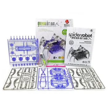  Urob si sám Zostaviť Inteligentný Elektrický Robot Spider Hračka Educational DIY Kit Hot Predaj Montáž Stavebných Puzzle, Hračky Vysokej Kvality