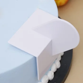  Tortu hladšie polisher 3ks rohu screeding zariadenie obdĺžnikový filé uhol hrany obdĺžnikový Plastové Fondant Tortu Hladší