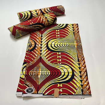  3 yardy afrických tkaniny tlače afriky vosk textílie pre ženy šaty veľkoobchod 2021 vysokej kvality afriky vosk