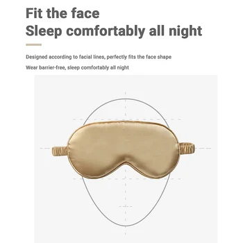  Nový multi-farebné voliteľné Napodobňované Hodváb Spánku tri-kus hodvábu očná maska látkové taška Oko Pokrytie Patch Obväz Valentines Day Dary