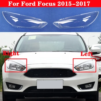  Auto Svetla Čiapky Pre Ford Focus-2017 Auto Predných Svetlometov Kryt Sklo Objektívu Shell Lampa Transparentné Tienidlo Prípade