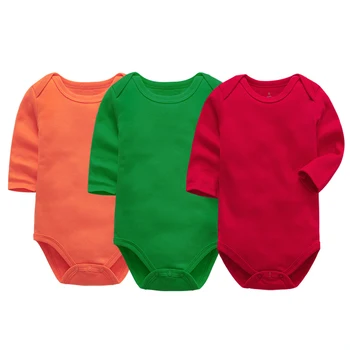  Novorodenca Kombinézu dieťa, detské oblečenie s dlhým rukávom bavlna tlač dojčenské oblečenie 1pcs 0-24 Mesiacov