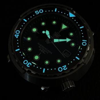  STEELDIVE SD1975 pánske Automatické Hodinky Diver Sledovať 300m Nepremokavé Mechanické Náramkové hodinky Swiss Svietiace Hodiny Sapphire Zrkadlo