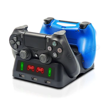  Najnovšie PS4 PS Move VR PSVR Ovládač Gamepad Nabíjací Stojan Regulátor Nabíjania Dock pre PS VR Presunúť PS 4 Hry Príslušenstvo