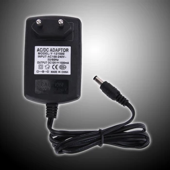  Univerzálny ac 100v-240v prepínanie napájania adaptér dc 12v 1,5 a 1500mA adaptér AU, UK, USA, EÚ konektor 5.5*2,5 mm monitor používané