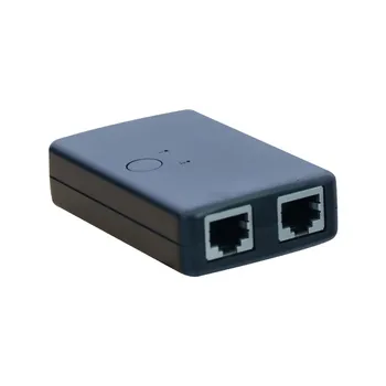  2 Porty RJ45 LAN CAT6 Netzwerk Schalter Výber 2 V 1 Z/1 V 2 Sa Interne externe Netzwerk Switcher Splitter Box