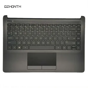  Notebook Používa Pre HP 14-CF 14-DF 14-DK opierka Dlaní Top Prípade s Klávesnicou & Touchpad Čierna