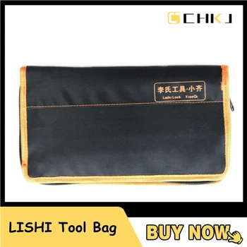  LISHI 2 v 1 Tool Bag Vyhradená Cestovná Taška Odolná Box Kľúčový Nástroj Skladovanie Taška Lishi Nástroj Nastaviť Zámočník Nástroje Taška najvyššej Kvality