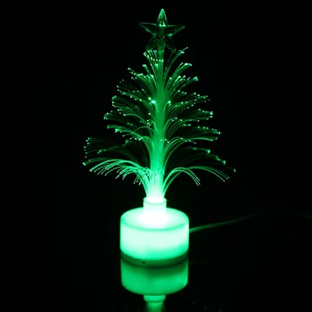  Zmena Farby LED Optický Nočné Svetlo-Až Hračky Lampy DC5V USB Powered Malé Svetlo Vianočný Stromček Party Dekor Romantický Farba