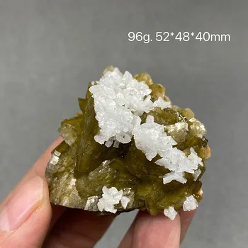  Prírodné siderite a muskovit chalkopyritom symbiotic crystal hrubý kameň gem vzor