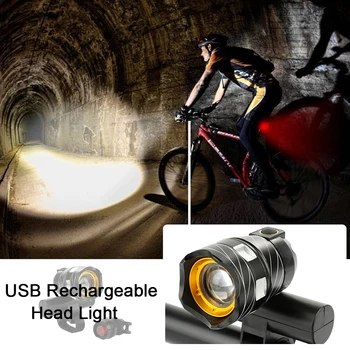  15000LM T6 LED Požičovňa Svetlo na Bicykel Predné Lampy Baterky Baterky predné svetlo zadné svetlo Vonkajšie Osvetlenie USB Nabíjateľné Dropship