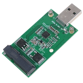  1Pc Mini USB 3.0 PCIE mSATA Externé SSD PCBA Conveter Karty Adaptéra Počítača, Konektorov a Dodávky