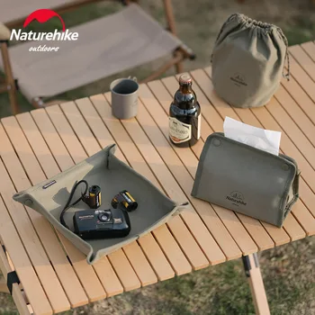  Naturehike Papier úložný box plátno outdoor camping domácnosti skladovanie taška jedálenský stôl čaj stôl zásuvky box NH21SN001