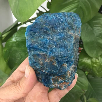  Prírodné Modré Apatitu Kryštál Kremeňa Rudy Minerálne Domáce Dekorácie Reiki Liečenie Rock Energie Hrubý Kameň Vzor Gem Ornament