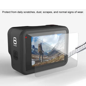  Tvrdené Sklo Screen Protector pre GoPro Hero 8 Black Objektív Ochrana Ochranná Fólia pre Gopro8 Go pro 8 Kamery Príslušenstvo
