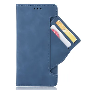  Na Realme 8 5G RMX3241 Prípade Premium Kožené Peňaženky, Kožené Flip Multi-Kryt otvoru pre kartu Pre OPPO Realme 8 4G RMX3085 Prípade
